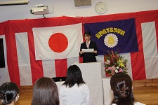 生徒会長あいさつ